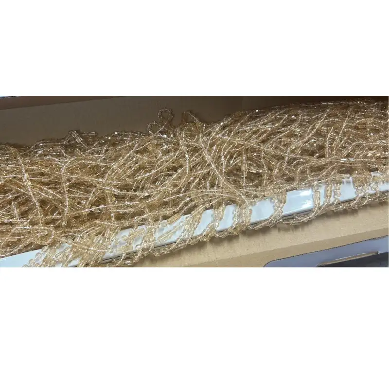 Perdea Muste, Plastic, PVC, cu Bara