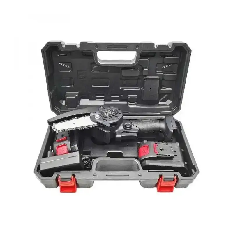 Mini drujba Dasgut 48V, 6 inch, 2 acumulatori + CADOU Trusa de scule profesionale 40 de piese