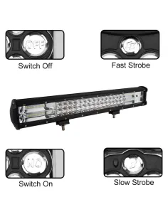 Proiector auto Led Bar 288w, 28800 Lm, Aluminiu, 12-24V
