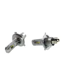 Set 2 becuri pentru faruri auto H4, 6000K, 12-24V, 18W HQ-1099, LED