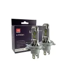 Set 2 becuri pentru faruri auto H4, 6000K, 12-24V, 18W HQ-1099, LED