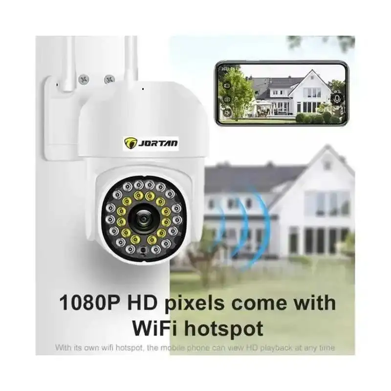 Set 2 Camere IP 360° WiFi JT-8161QJ cu 4 Carduri 32GB | Live & Noapte