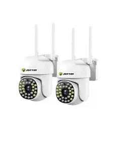 Set 2 Camere IP 360° WiFi JT-8161QJ cu 4 Carduri 32GB | Live & Noapte