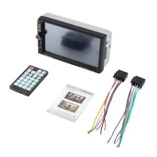 MP5 cu Ecran Touch HD de 7", 7018B, Bluetooth, Telecomanda, Negru