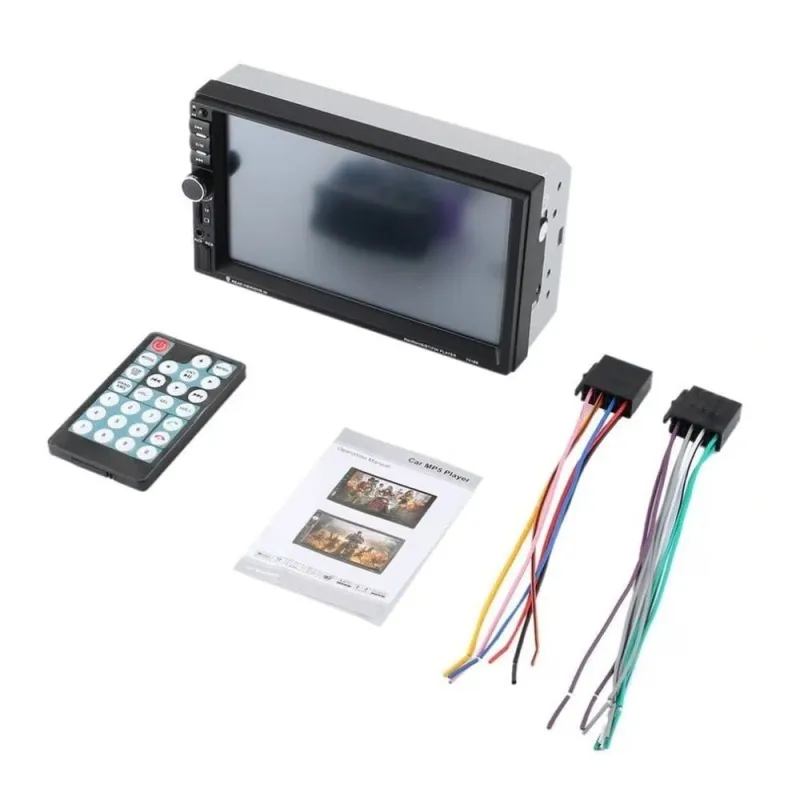 MP5 cu Ecran Touch HD de 7", 7018B, Bluetooth, Telecomanda, Negru