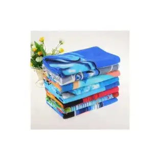 Set 2 prosoape pentru plaja, din microfibra, diverse culori si modele