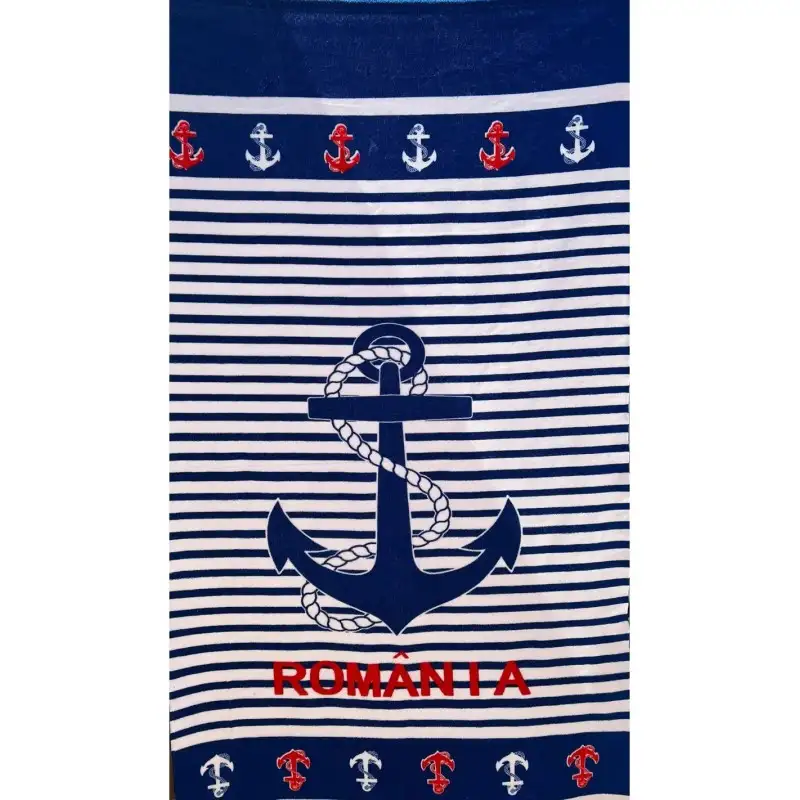 Set 2 prosoape pentru plaja, din microfibra, diverse culori si modele