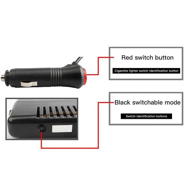 Lampa de avertizare cu lumina stroboscopica auto cu 12 LED-uri, rosu/negru, 57x34cm