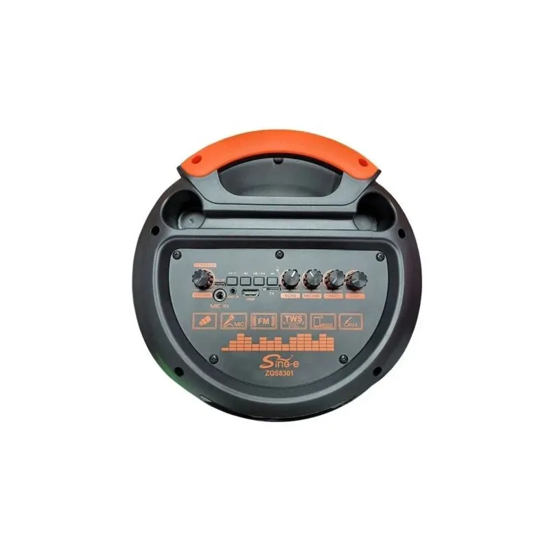 Boxa portabila ZQS8301 Difuzor portabil, BT/FM/AUX/USB, RGB