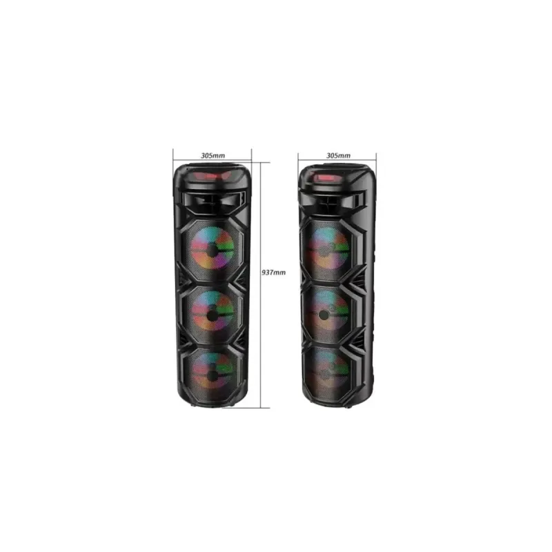 Boxa portabila ZQS8301 Difuzor portabil, BT/FM/AUX/USB, RGB