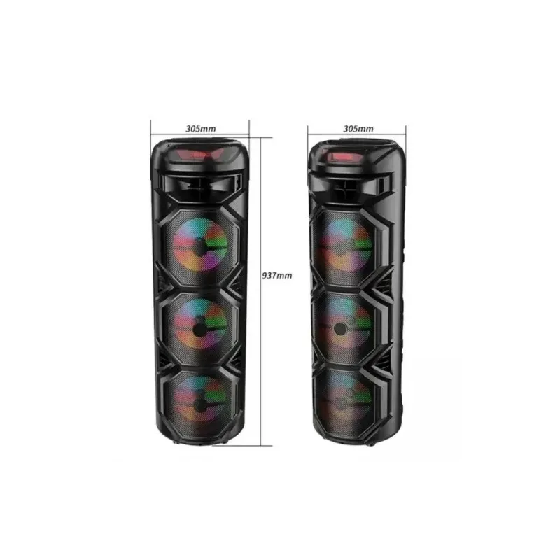 Boxa portabila ZQS8301 Difuzor portabil, BT/FM/AUX/USB, RGB