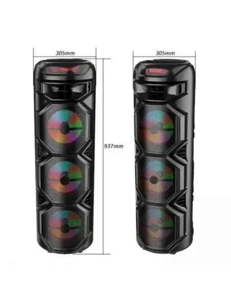 Boxa portabila ZQS8301 Difuzor portabil, BT/FM/AUX/USB, RGB