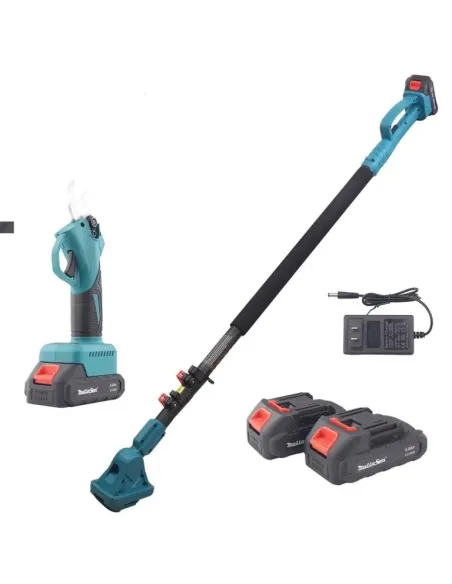 Foarfeca de Gradina , 48V, 2 Acumulatori, Brat Telescopic 2m, Unghi Reglabil de Taiere-07