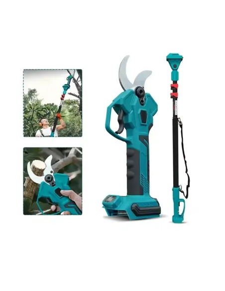 Foarfeca de Gradina , 48V, 2 Acumulatori, Brat Telescopic 2m, Unghi Reglabil de Taiere-07