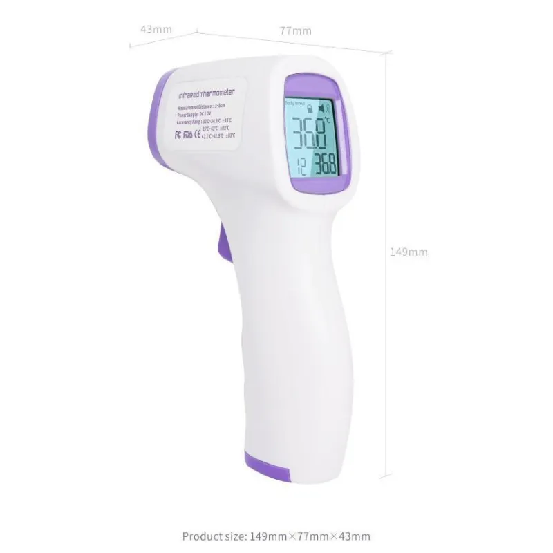 Termometrul frontal digital cu infrarosu-tip pistol