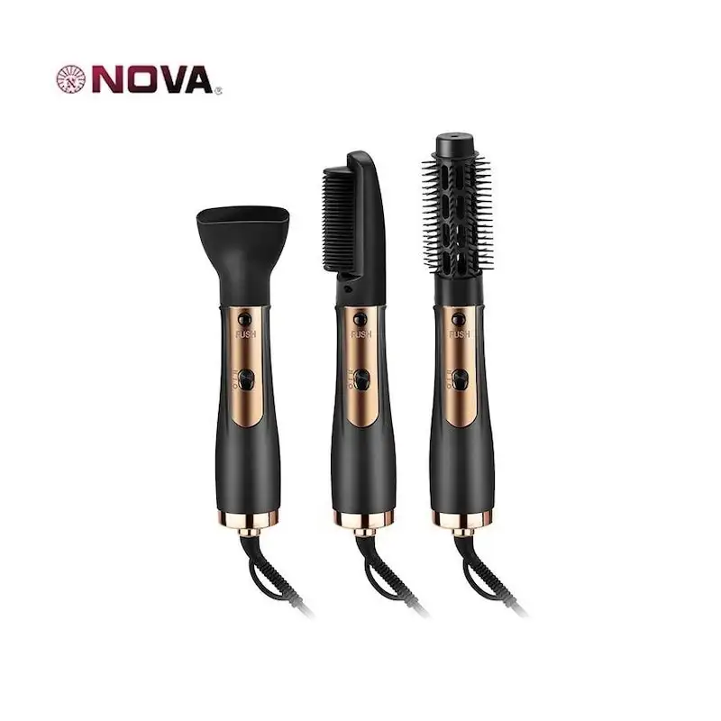 Perie electrica 3 in 1 Hot 3000W, Uscare, Ondulare, Indreptare