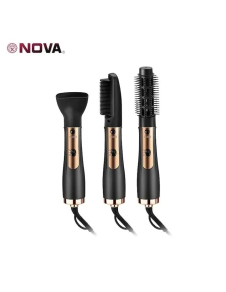 Perie electrica 3 in 1 Hot 3000W, Uscare, Ondulare, Indreptare