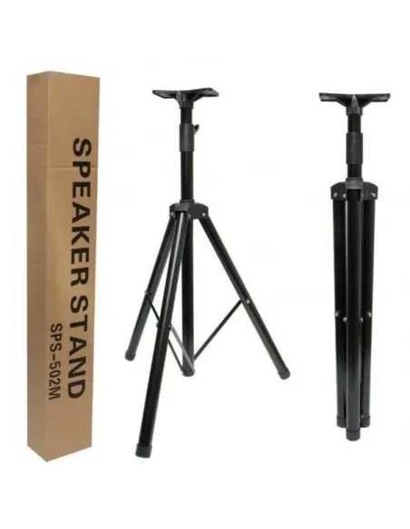 Trepied boxe cu suport de plastic, 1.5M, 40kg maxim, negru KMJ-001