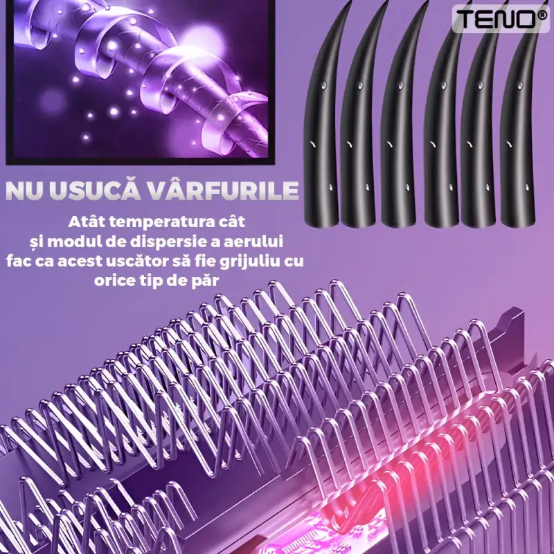 Uscator 3 in 1 Profesional de Par 3 accesorii incluse, 1200W