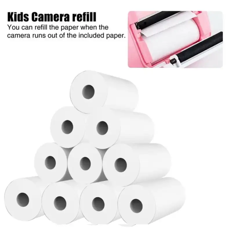 Set 10 Role de Hartie de Imprimanta Pentru Aparate Foto cu Printare