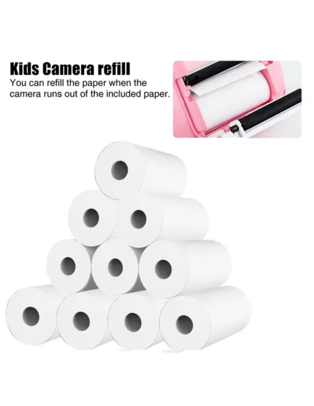 Set 10 Role de Hartie de Imprimanta Pentru Aparate Foto cu Printare