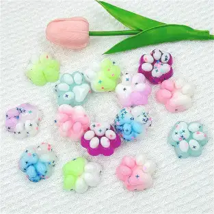 Set 6 x Jucărie Pop Fidget cu labute de pisică colorate 2