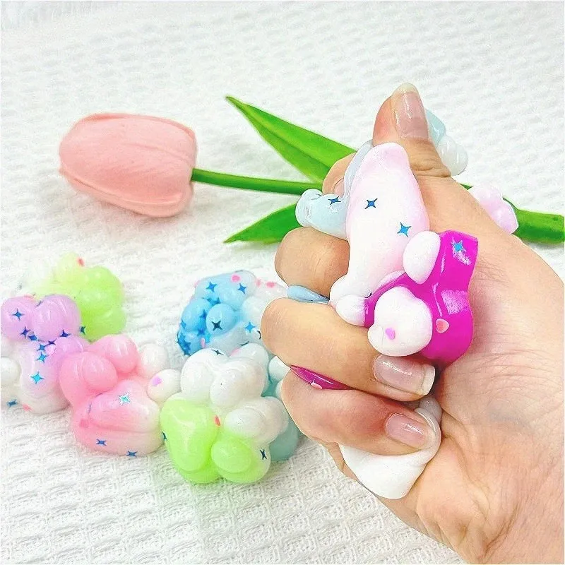 Set 6 x Jucărie Pop Fidget cu labute de pisică colorate