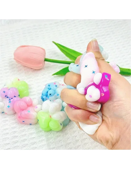 Set 6 x Jucărie Pop Fidget cu labute de pisică colorate