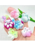 Set 6 x Jucărie Pop Fidget cu labute de pisică colorate