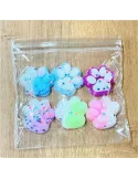 Set 6 x Jucărie Pop Fidget cu labute de pisică colorate