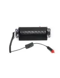 Stroboscop LED auto HB-803C rosu si albastru, 6 moduri
