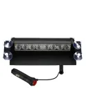Stroboscop LED auto HB-803C rosu si albastru, 6 moduri