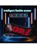 Set 2 x Lampă LED dinamică inteligentă colorată model ochi, cu control prin aplicație 60cm x 17cm