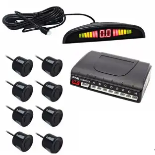 Kit 4 senzori de parcare cu display radar monitor Voltaj 12V-22mm 2