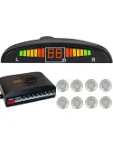 Kit 4 senzori de parcare cu display radar monitor Voltaj 12V-22mm