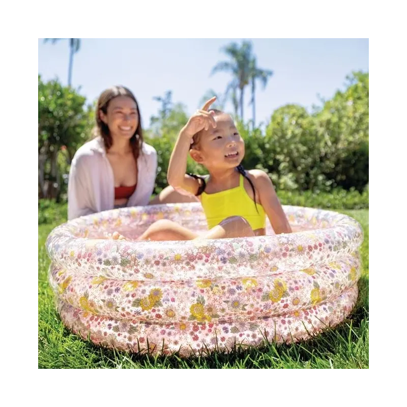 Piscină gonflabilă model floral 86 x 25 cm