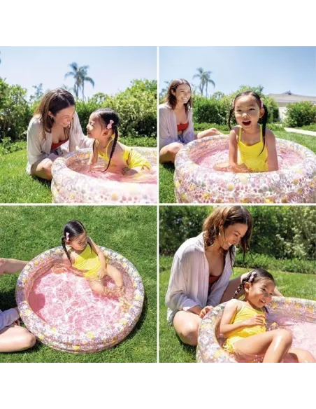 Piscină gonflabilă model floral 86 x 25 cm