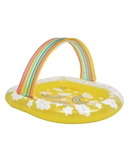 Piscina acoperita galbena model curcubeu 144x128x84cm