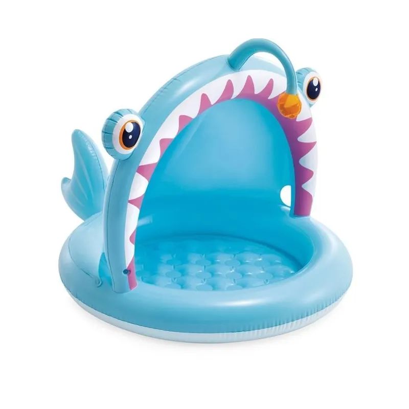 Piscina copii model pestisor 127x102x86cm bleu