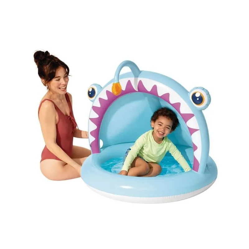 Piscina copii model pestisor 127x102x86cm bleu