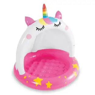 Piscina copii acoperita model Unicorn 102x102cm