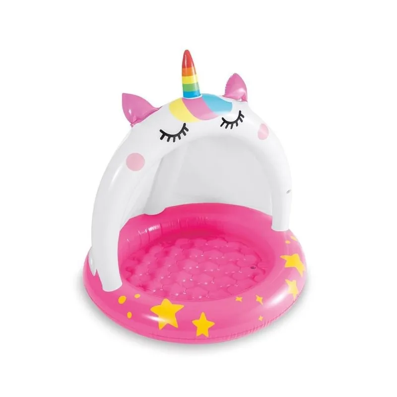 Piscina copii acoperita model Unicorn 102x102cm