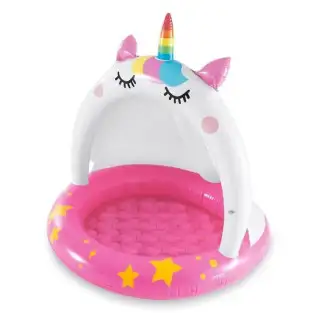 Piscina copii acoperita model Unicorn 102x102cm 2