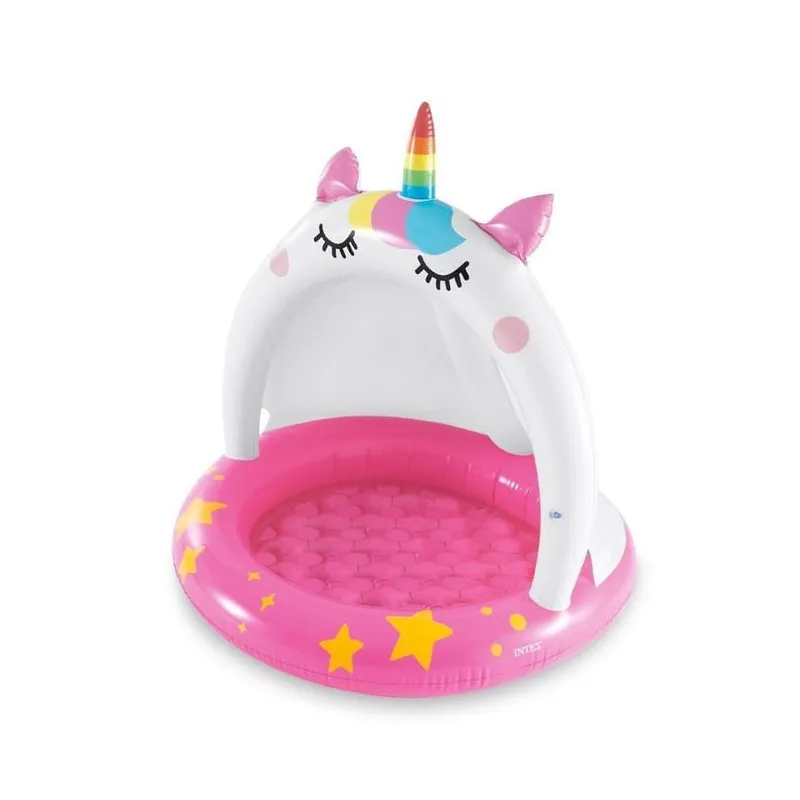 Piscina copii acoperita model Unicorn 102x102cm