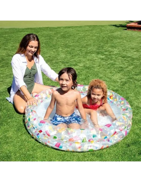 Piscina copii model Flamingo si fructe 122x25cm