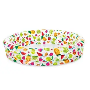 Piscina copii model Flamingo si fructe 122x25cm 2