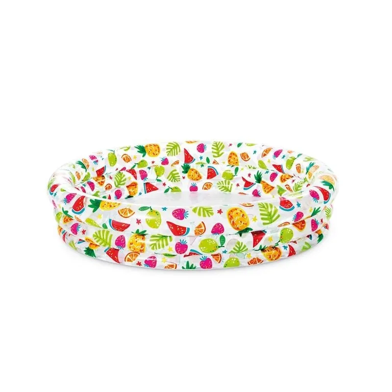 Piscina copii model Flamingo si fructe 122x25cm