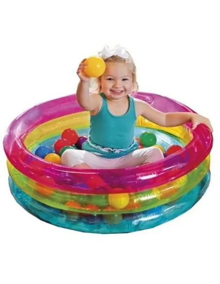 Piscina cu bile colorate pentru copii 86 cm