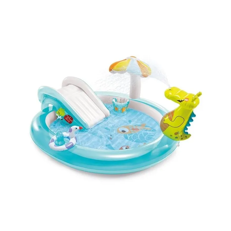 Piscina model Crocodil & Tobogan 2.01x1.70x0.84 m