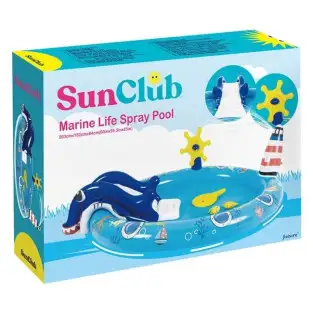 Piscina Model Naval Tobogan & Fantana 2.03x1.52x0.64 m 2